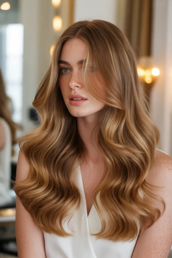 Amber Veil Waves