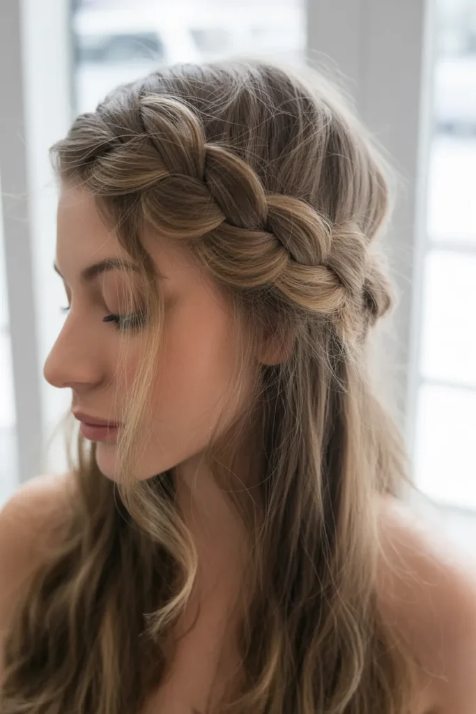 Braided Crown Waves