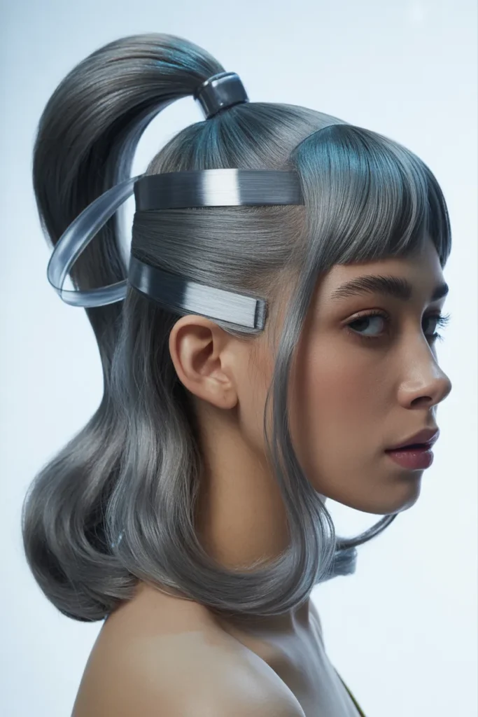 Chrome Ribbon Pony