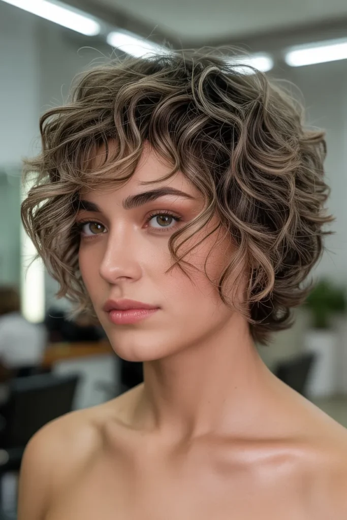 Curly Shag Pixie