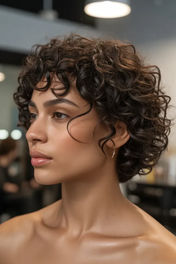 Curly Taper Bob