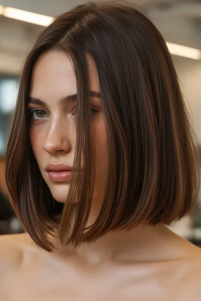 Face Frame Lob Bob