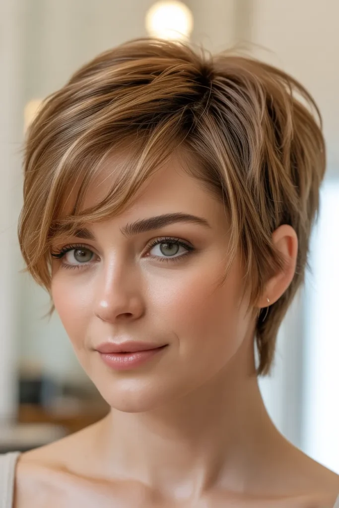 Feathered Pixie Shag