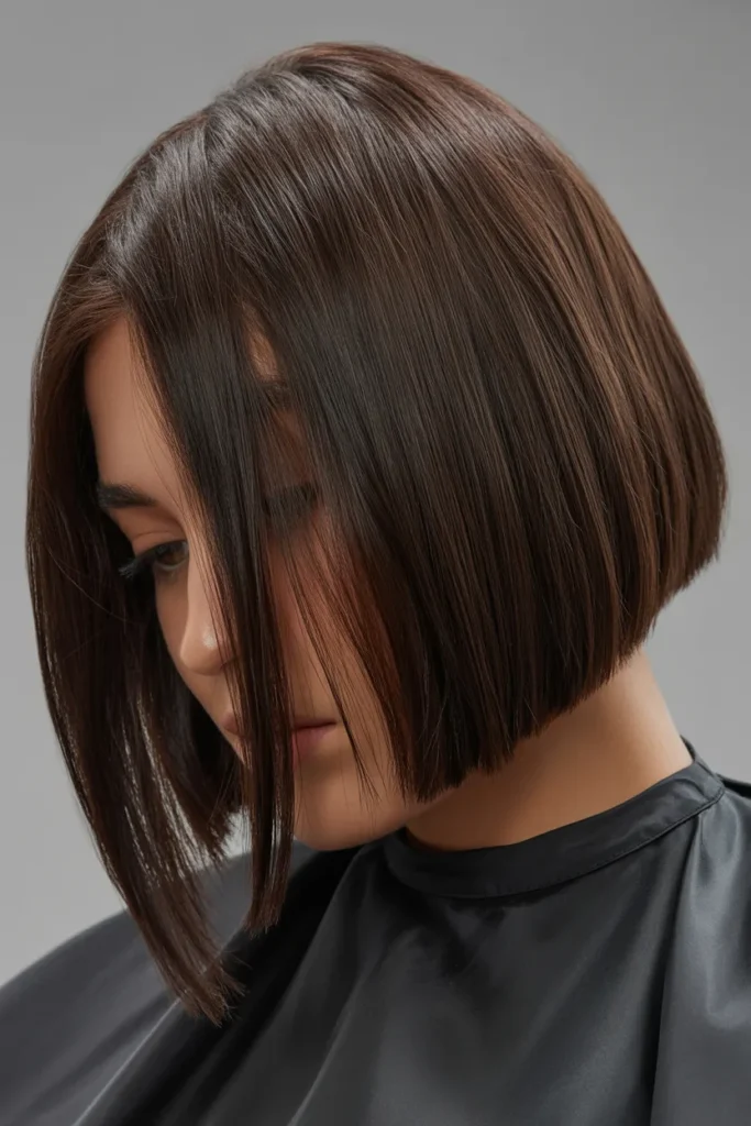 Glassy Angled Bob Layers