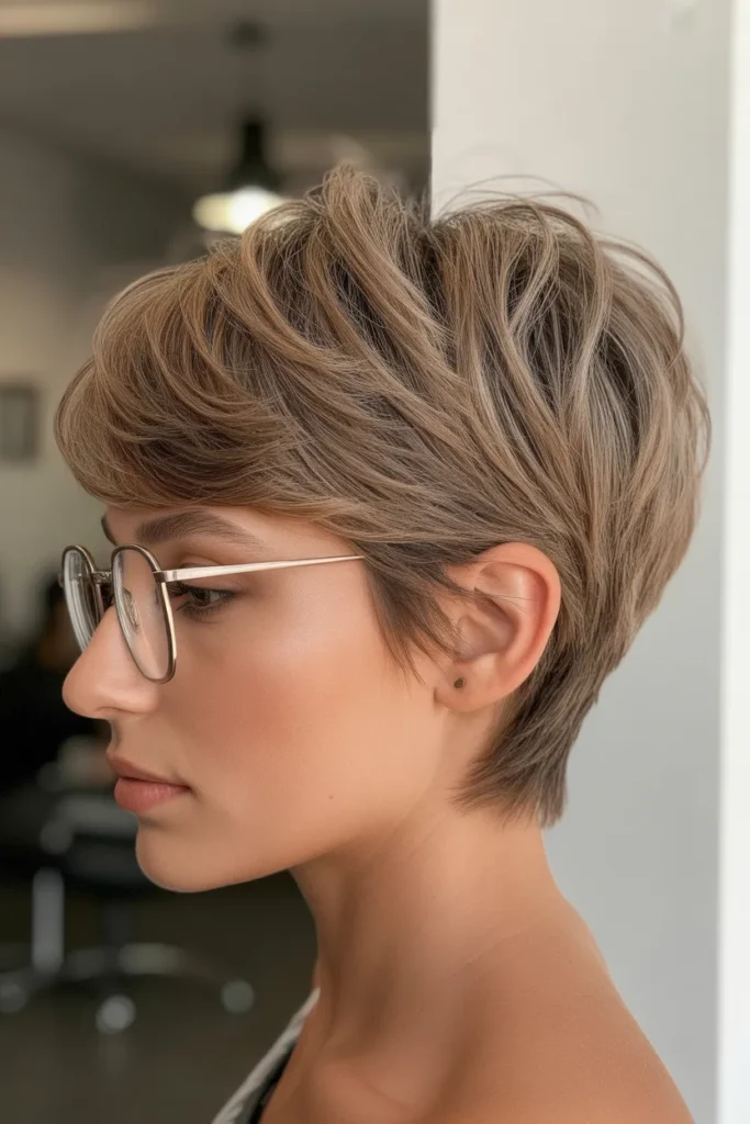 Layered Boyish Pixie