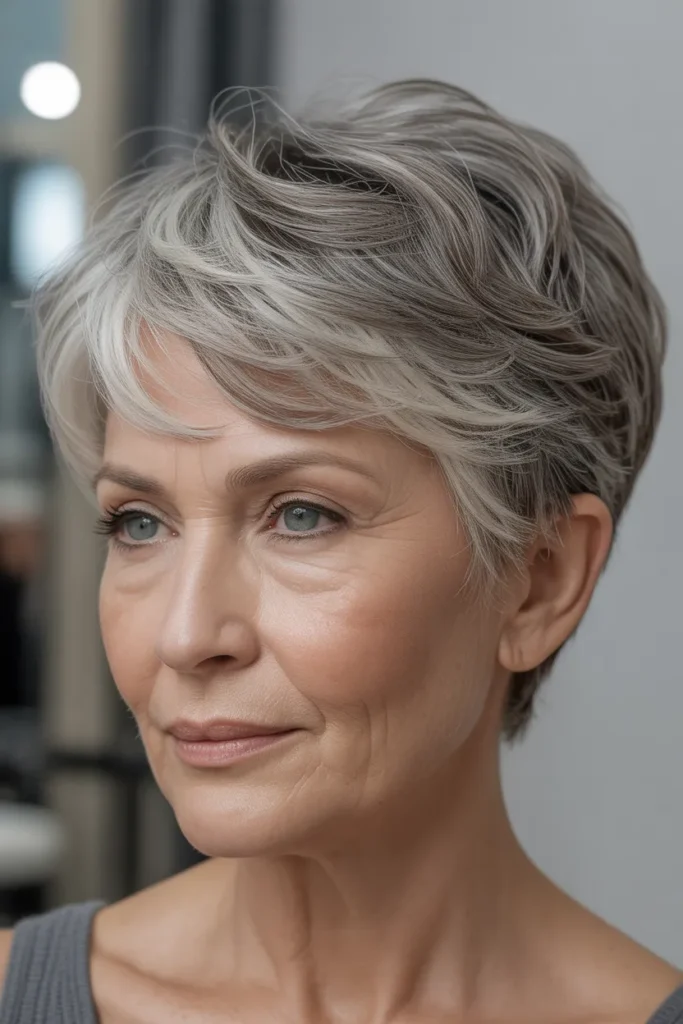 Layered Crown Pixie