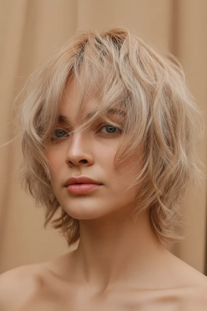 Messy Beige Shag