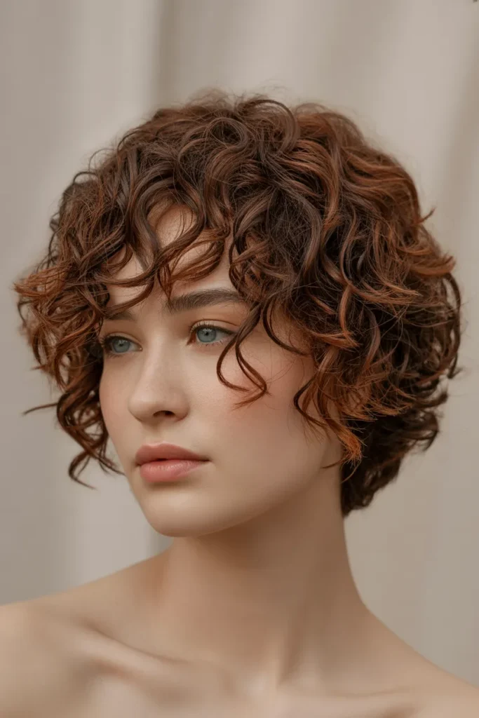 Messy Curly Shag