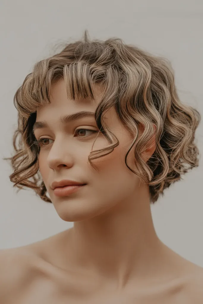Messy Pin Curls