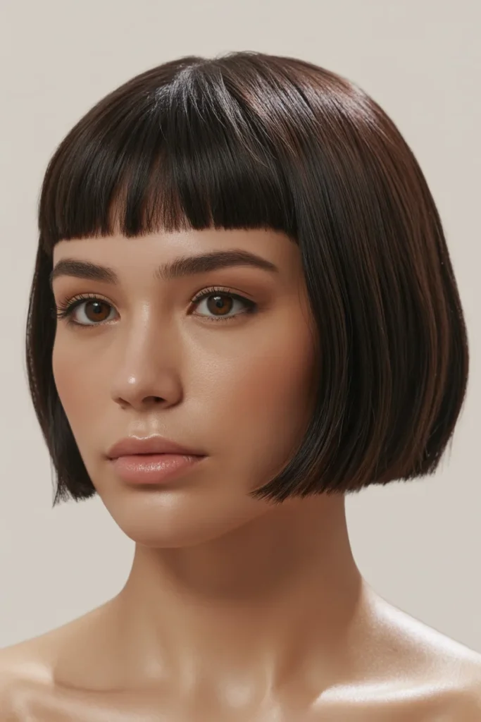Micro Bangs Bob