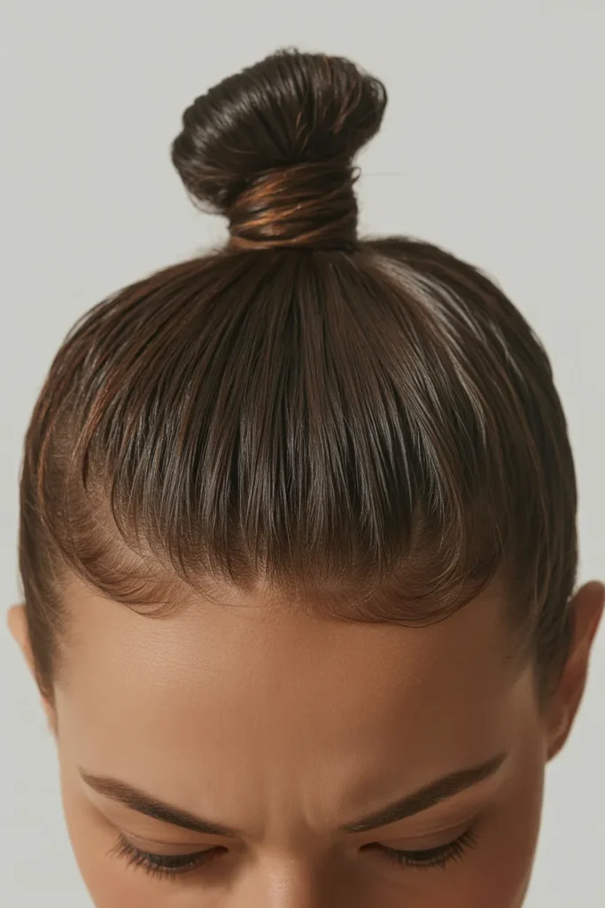 Mini Bun Crown Slick