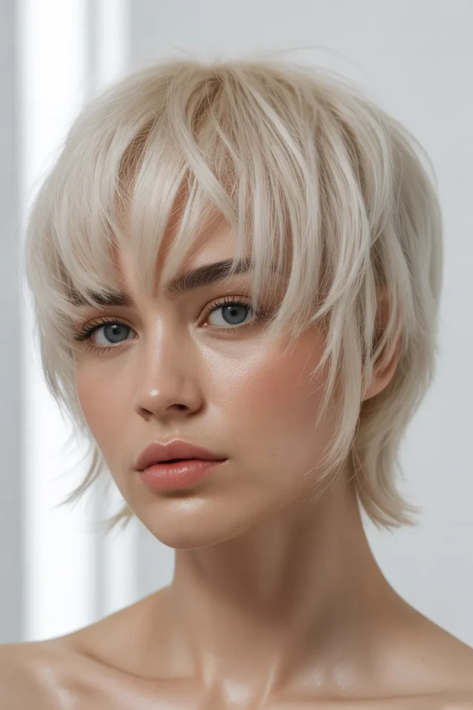 Platinum Airy Shag