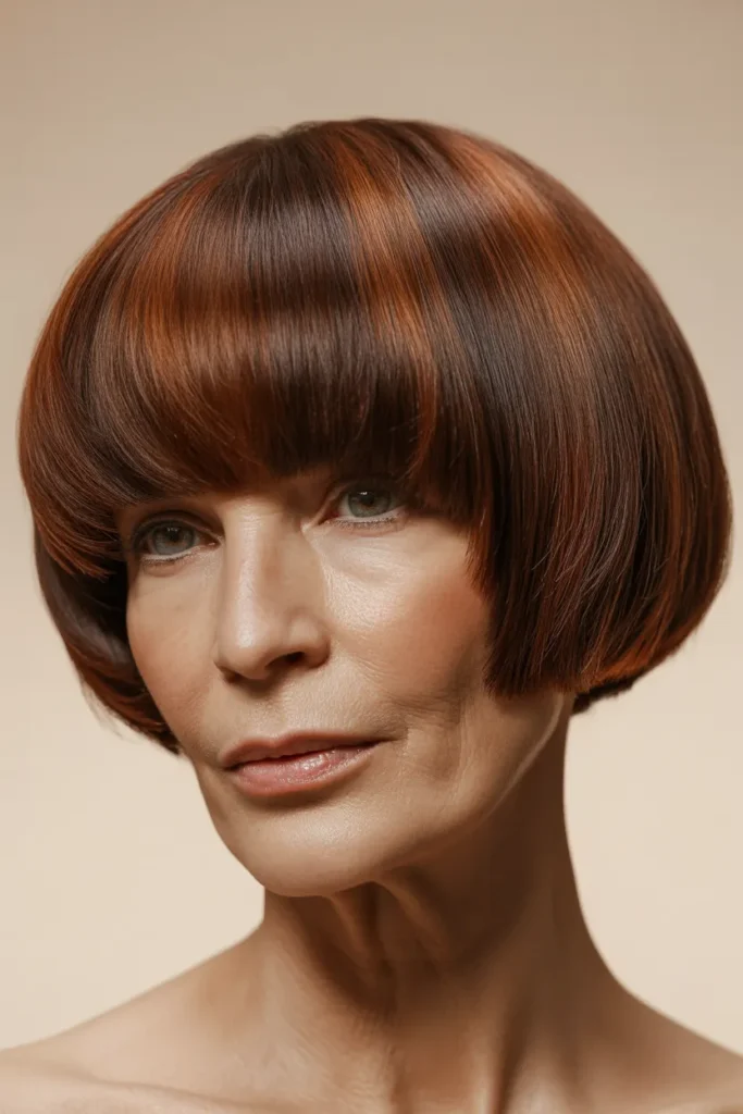 Satin Curve Bowlcut