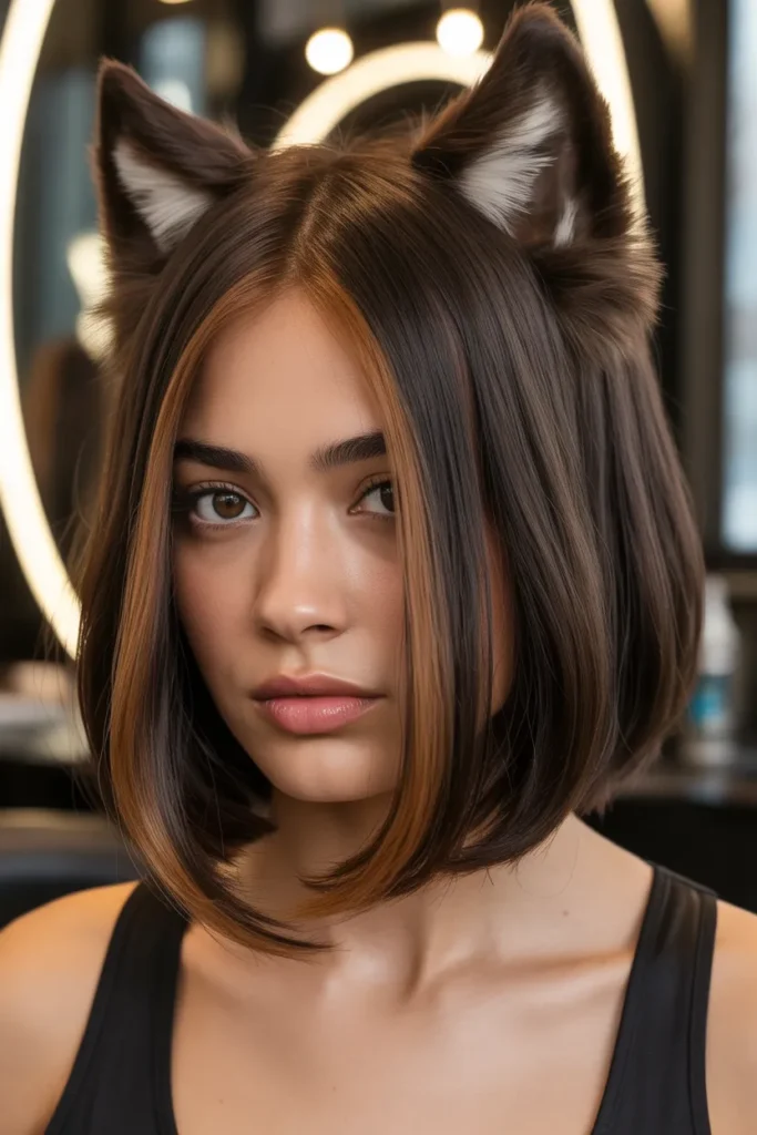 Satin Wolf Bob