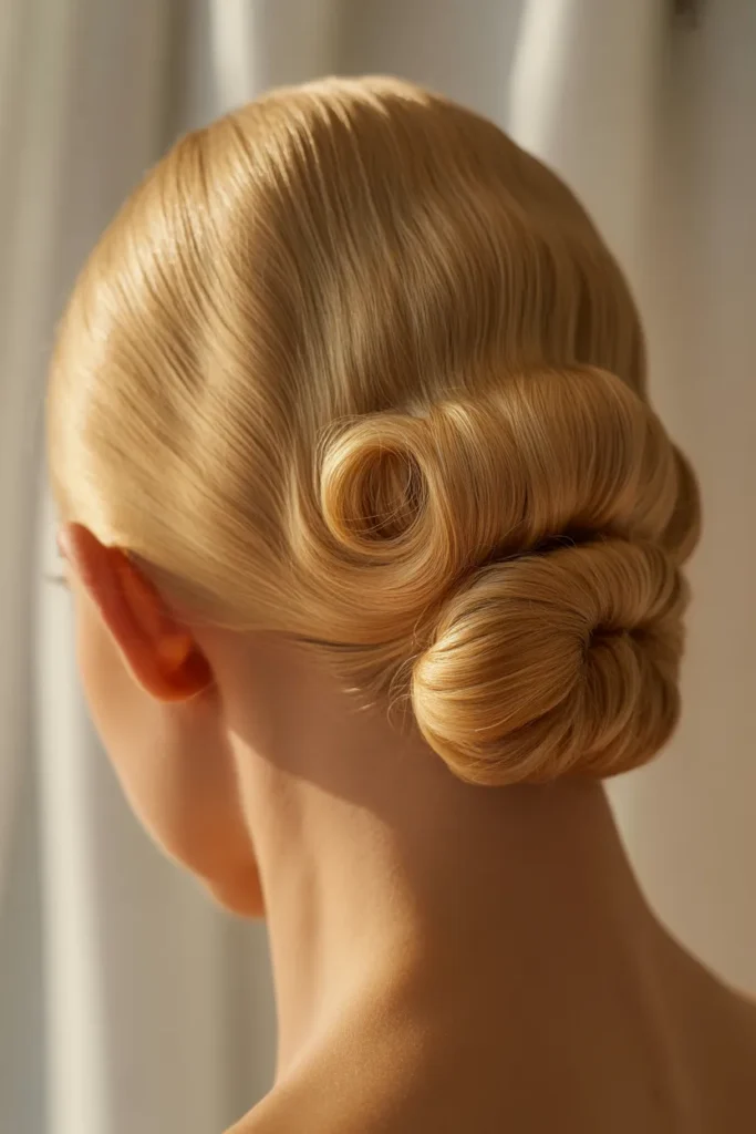 Sculpted Wave Bun