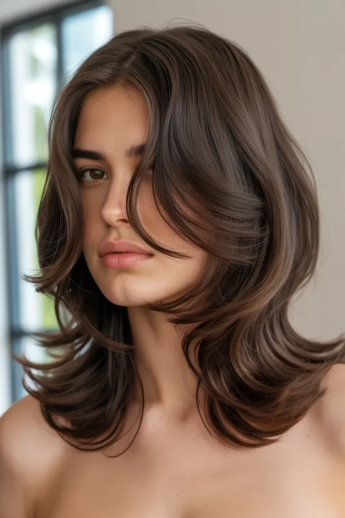 Side Part Wolf Layers