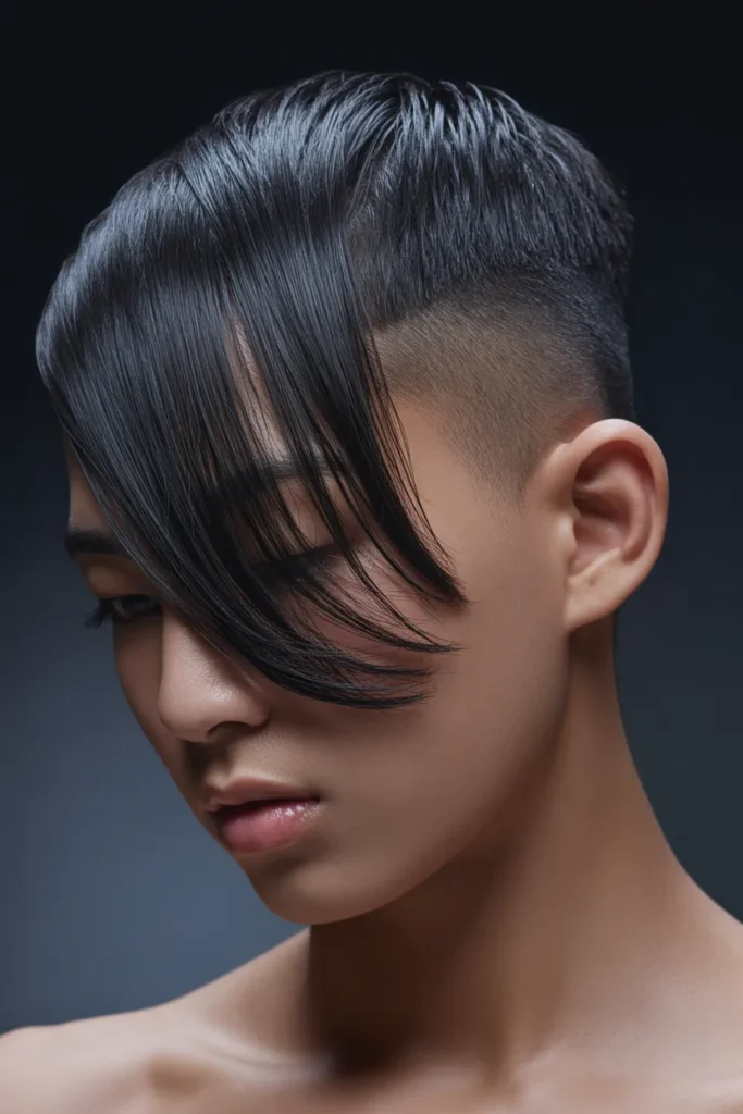 Side Shaved Slick Sweep