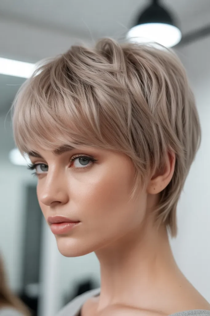 Soft Ash Pixie Shag