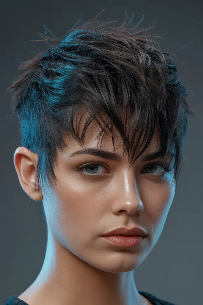 Spiky Crop Shag