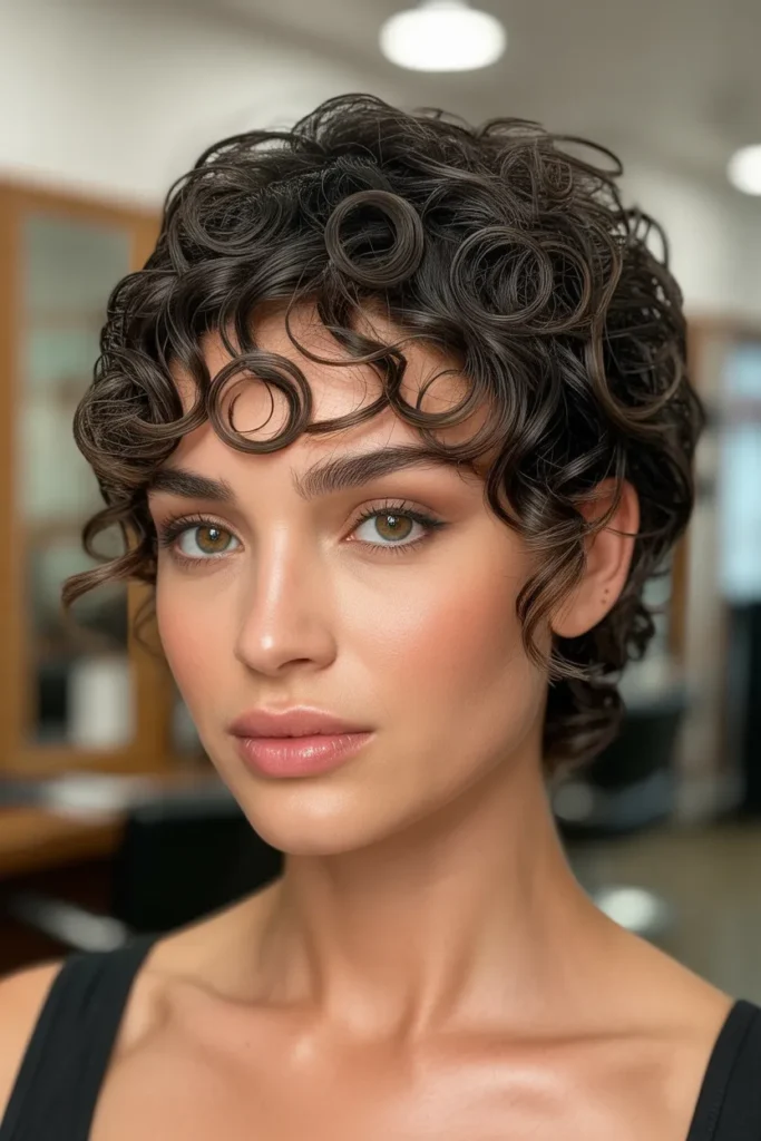 Spiral Fringe Pixie