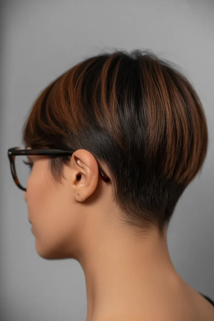 Tapered Nape Pixie