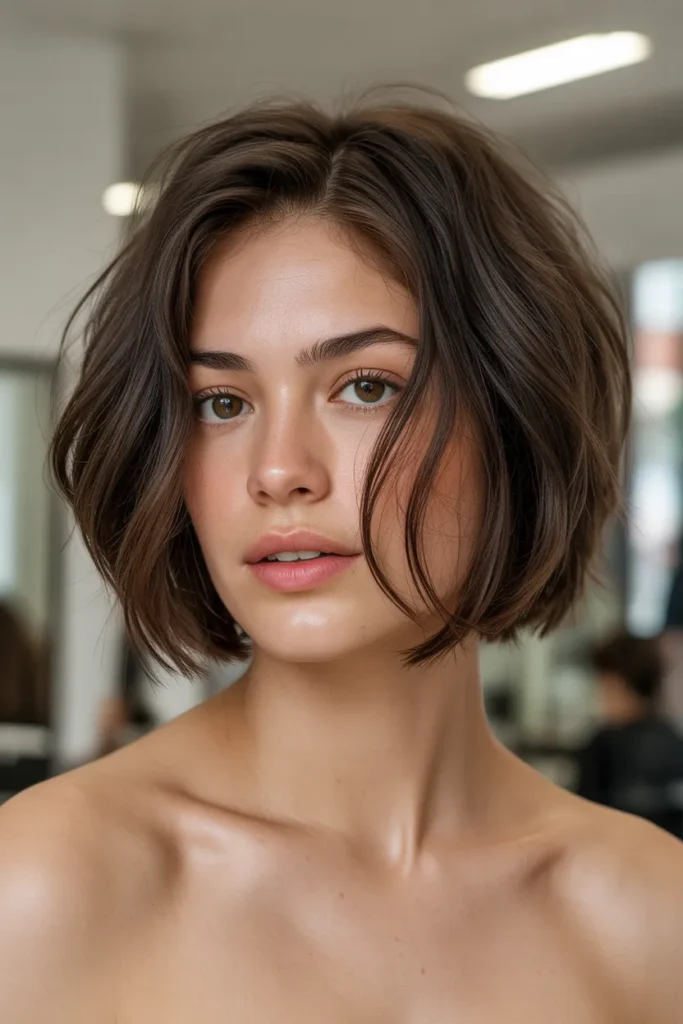 Textured Bob Cut