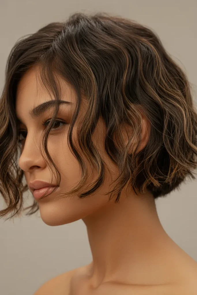 Textured Mini Bob Waves