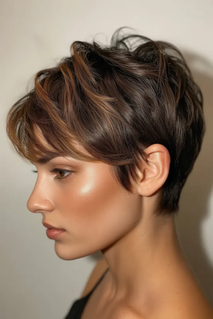 Textured Pixie Crop