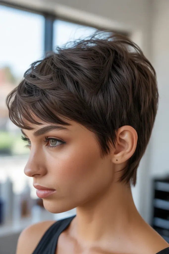 Textured Pixie Crop