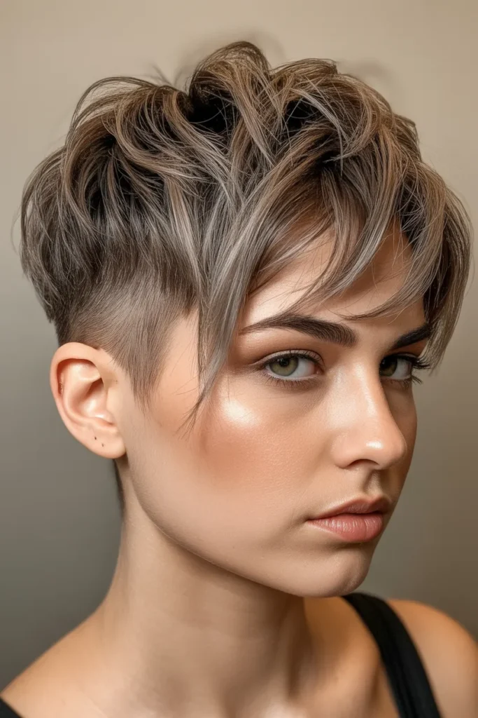 Textured Undercut Pixie