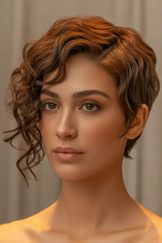 Toffee Curl Pixie
