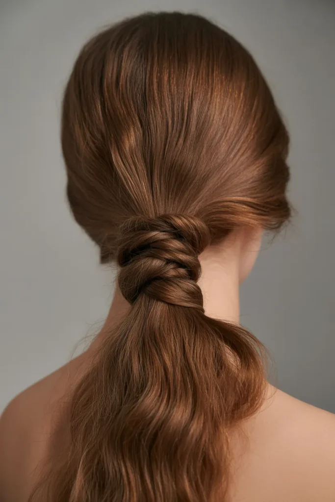 Twisted Rope Ponytail