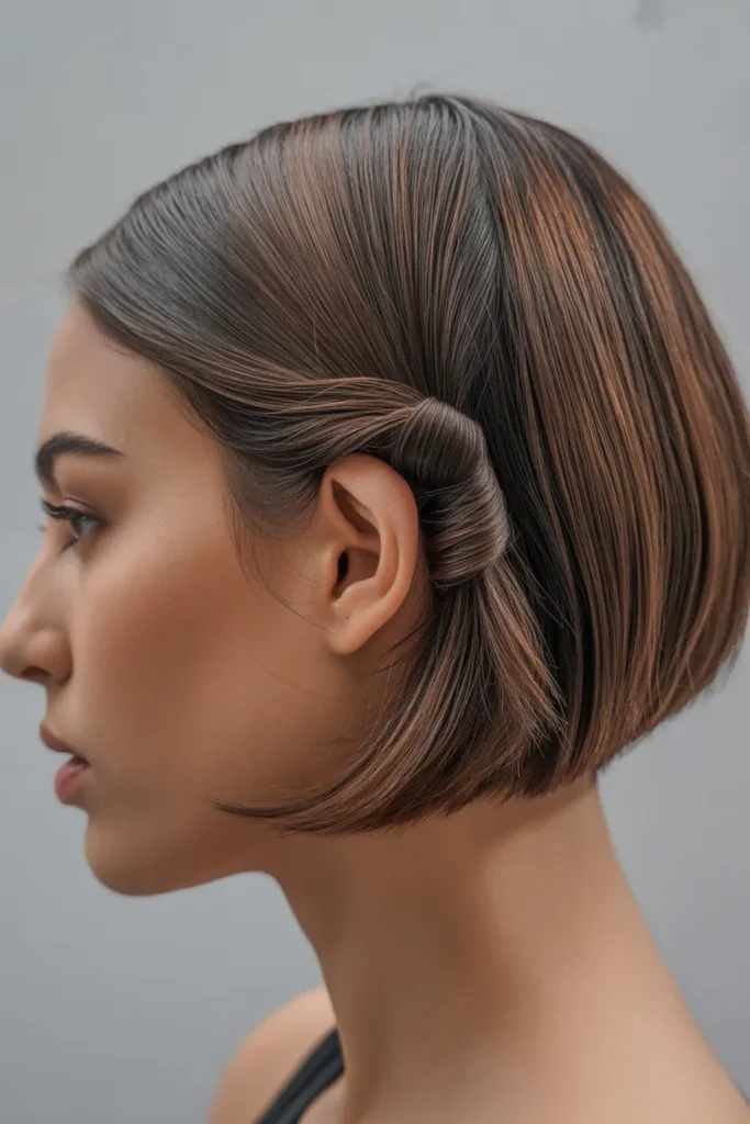 Twisted Side Slick Bob