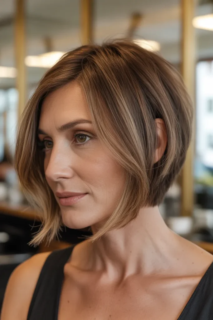 Undercut Feather Bob