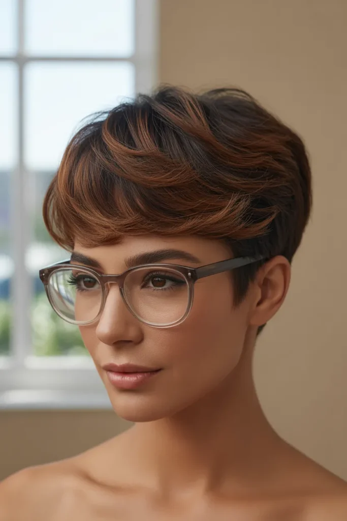 Volumized Top Pixie
