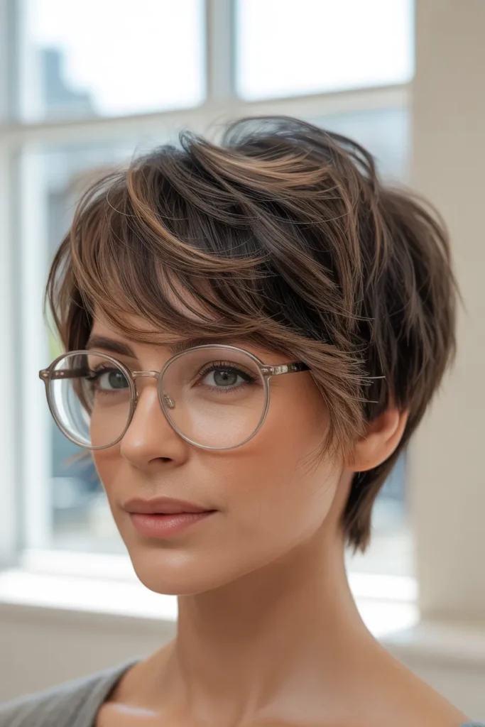 Wispy Layered Pixie
