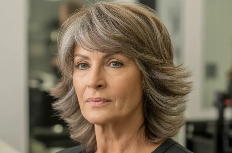 medium hairstyles for women over 60