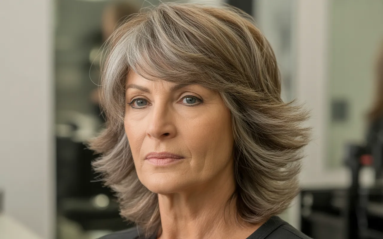 medium hairstyles for women over 60