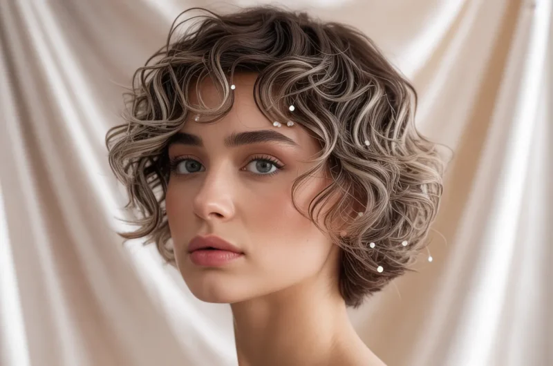 short curly hairstyle