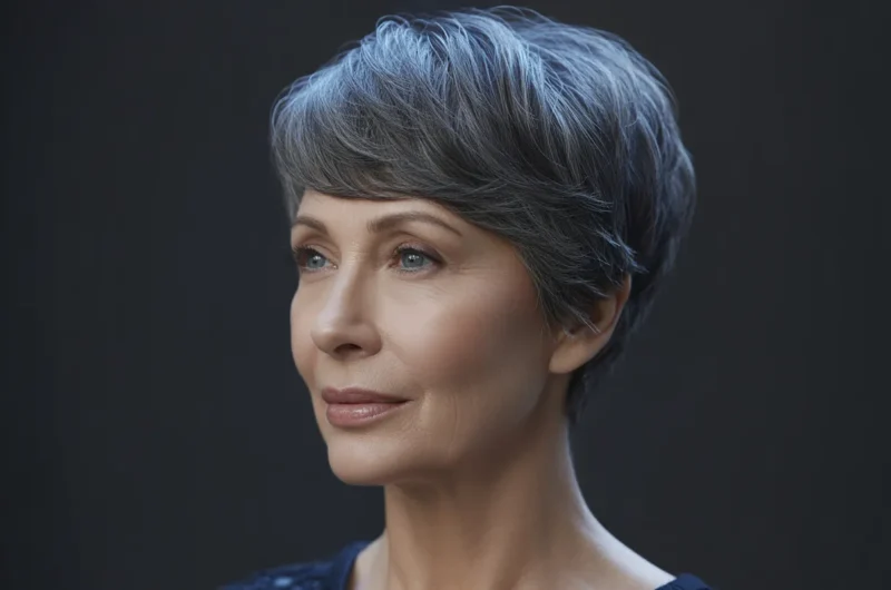 short hairstyles for older women