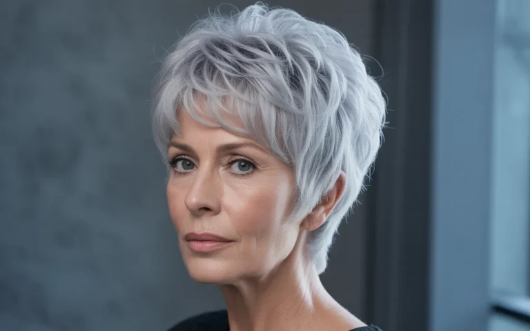 short shag haircuts for older women
