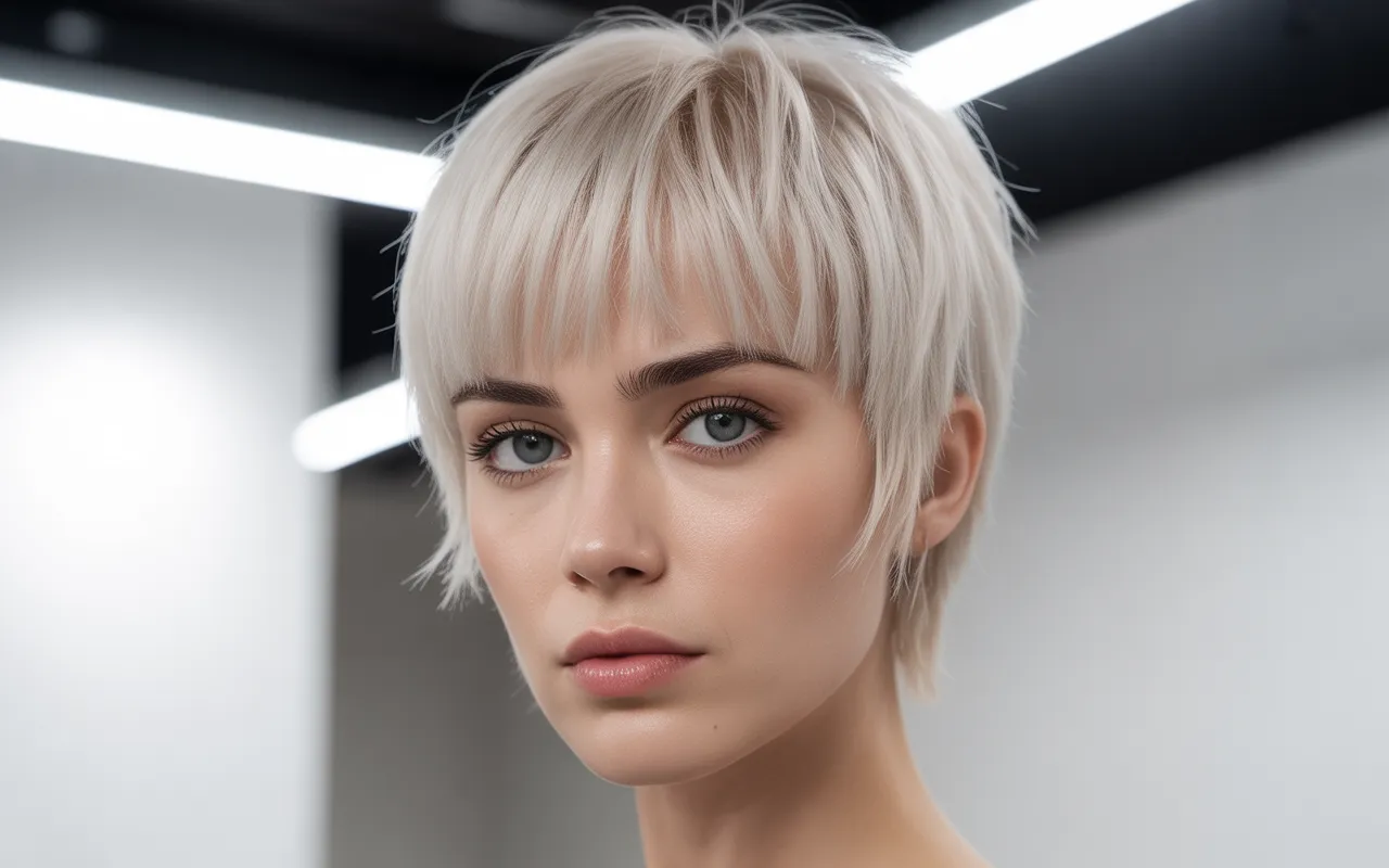 short shag with bangs ideas