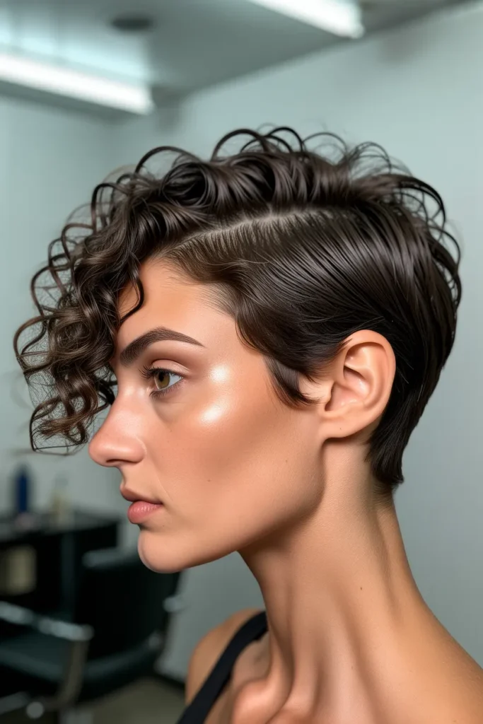 Sculpted Side Pixie