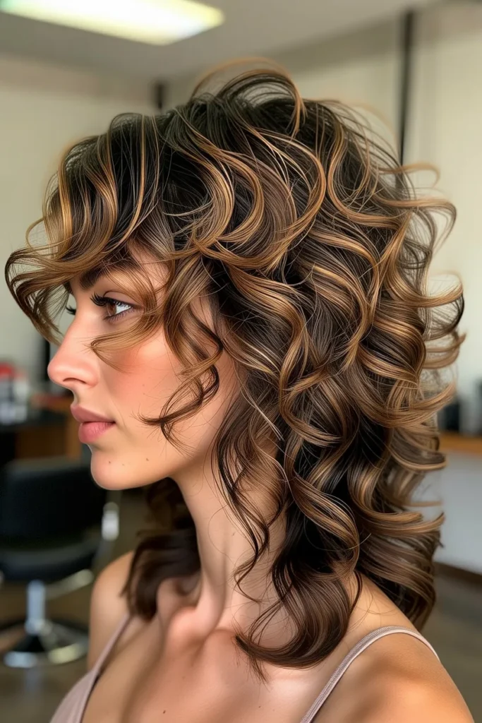 Feathered Curl Shag