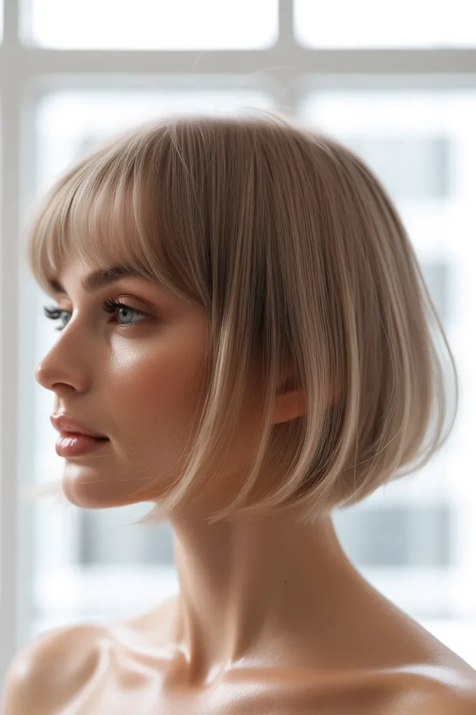 Airy Curtain Bob