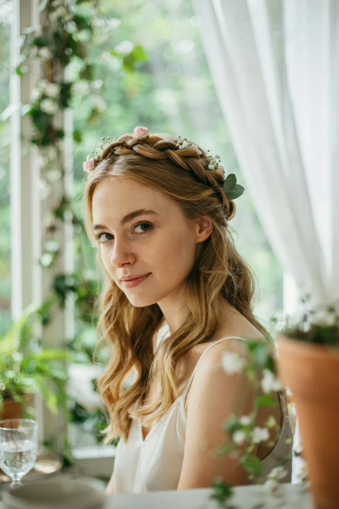 Braided Halo Crown