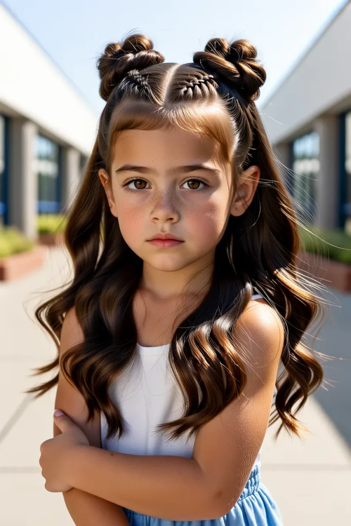 Braided Space Buns
