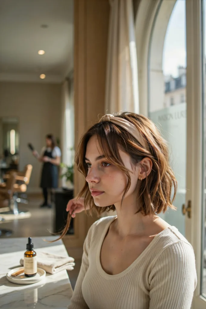 Caramel Layered Wave Bob