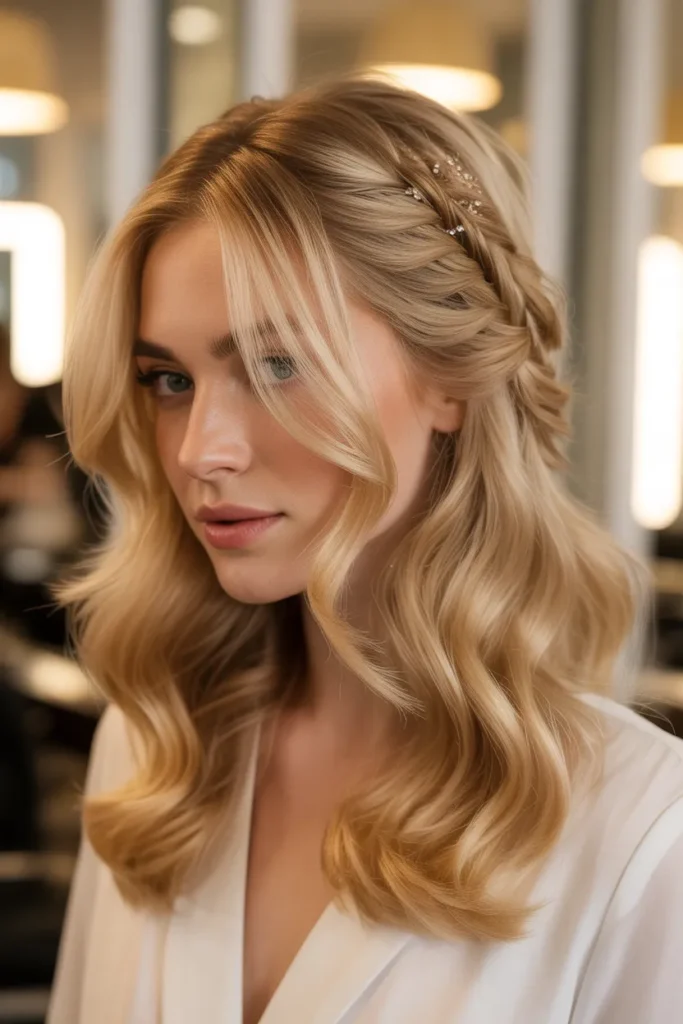 Champagne Braided Glow