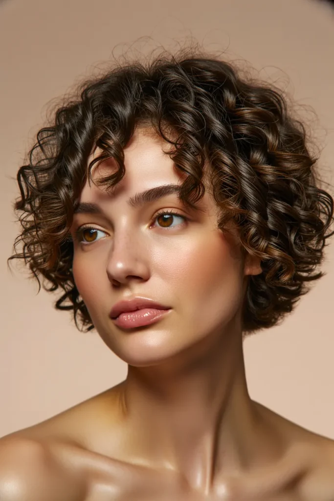 Curly Puff Bob